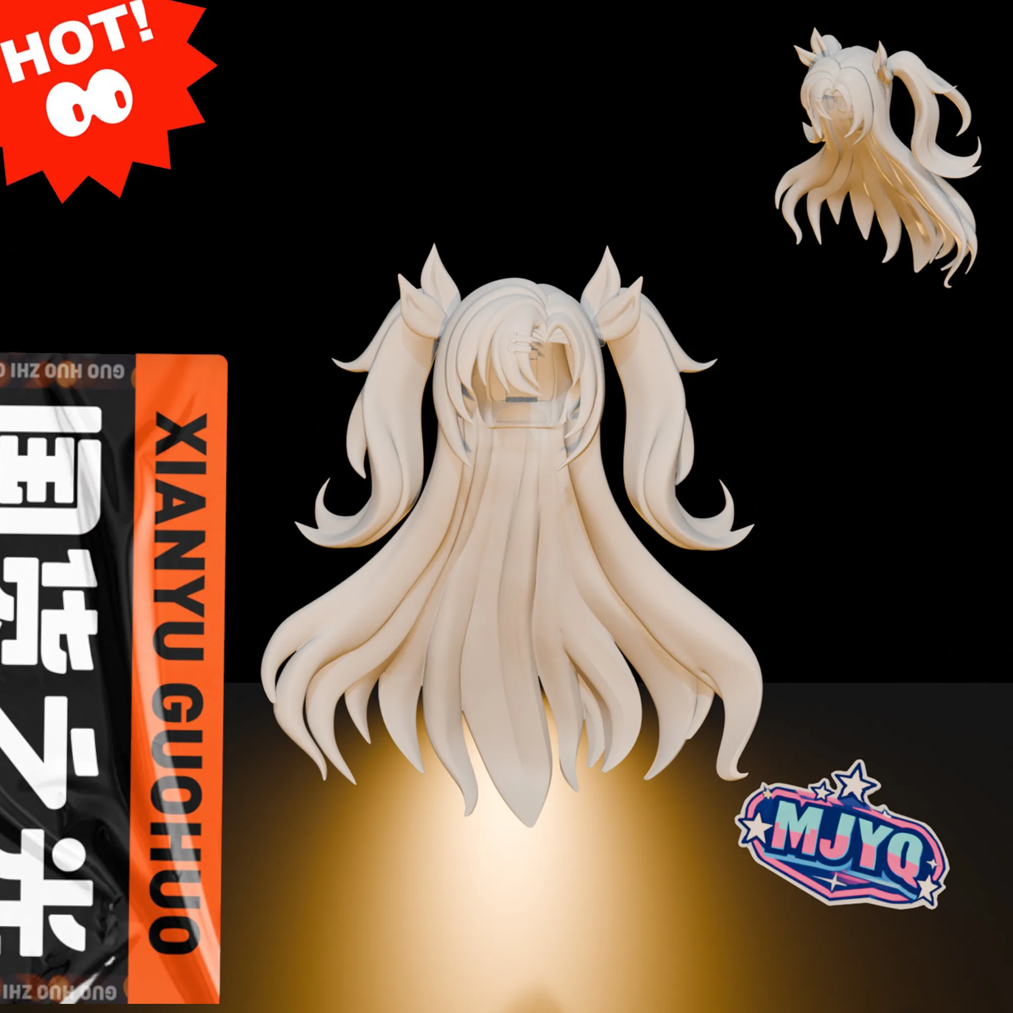Hair Modification GK White Mold 1/12 Compatible With Shouya Other Machine Mothers