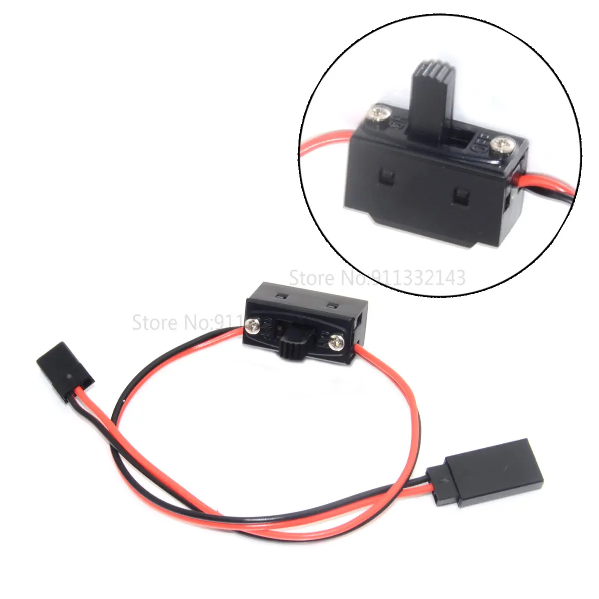 Universal 2 Way Power On/off Switch JR FUTABA Plug Receiver Cord Light Control for RC Boat Car HSP WLtoys HPI Traxxas TAMIYA