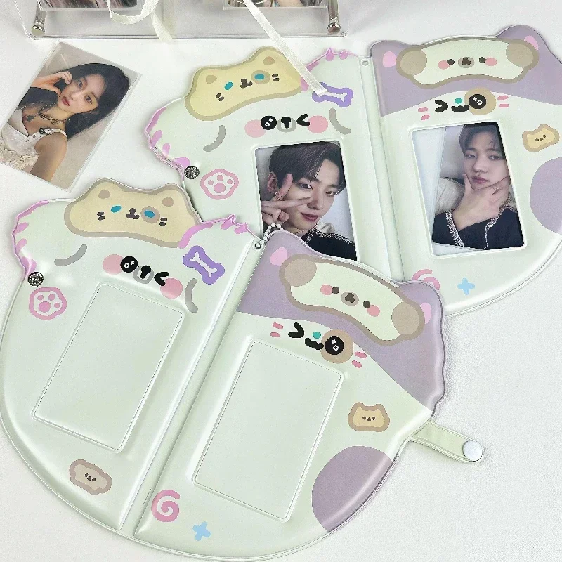 Cute Puppy Cat Photocard Album Kawaii Couple Photocard Holder 3 Inch Kpop Card Holder Creative Couple Gifts Wholesales 2025 New