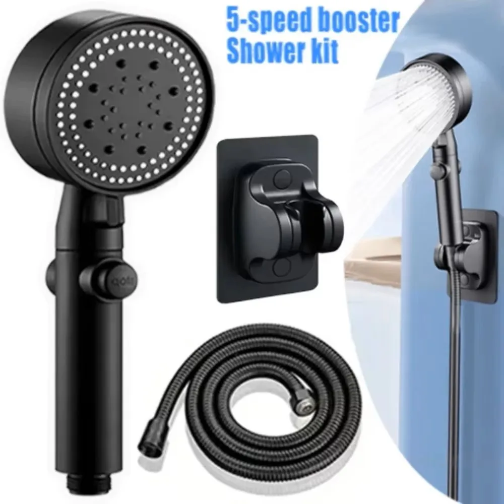 

High Pressure Shower Head 3 Modes Adjustable Filter Shower Head Set New Bathroom Shower Head Accessories Sprayer