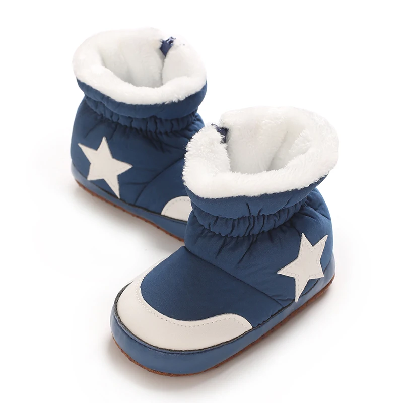 Winter Snow Baby Boots Newborn Warm Booties Soft Sole Shoes for Baby Girls Boys Infant Shoes Toddler 0-18Months