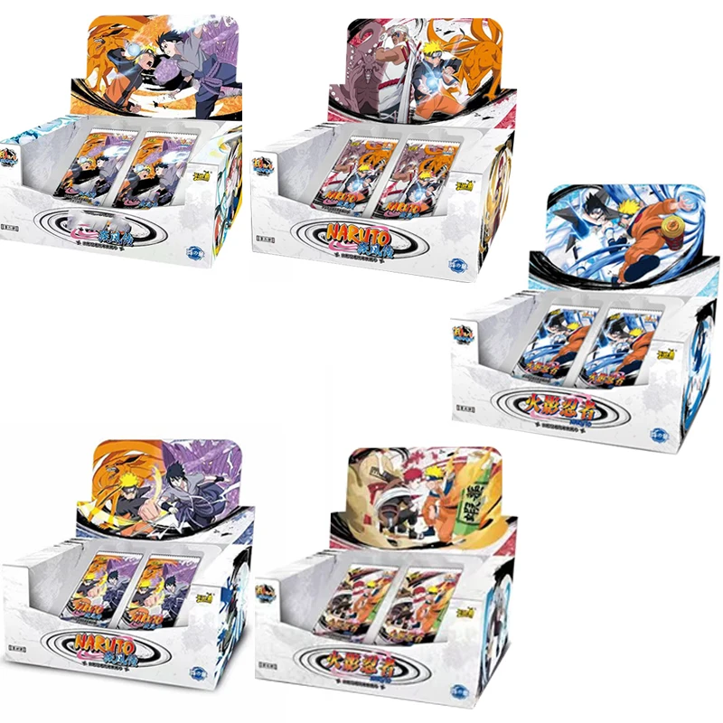 

Kayou Naruto Set Booster Box Cards Case Tier4 Wave2,3,4,6 Official Anime Limited Edition Playing Cards Games Toys Child Gifts