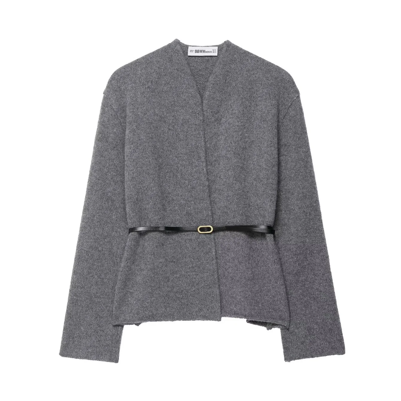 

Women Fashion Sweater Cardigans With Belt Female Crochet Knitting Sweater Jacket Lady Chic Long Sleeve Coat Chic Tops Clothing