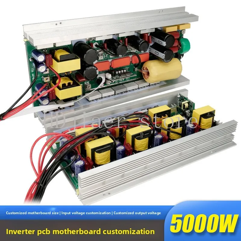 

Bidirectional pure sine wave inverter 5000W bare board DC24V48V to AC110V220V all copper transformer