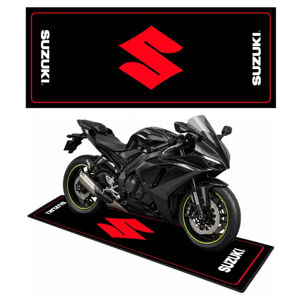 Motorbike Garage Rug Motorcycle Parking Floor Mat Racing Display Carpet Long Runner for Workshop Bedroom Hallway Home Decor