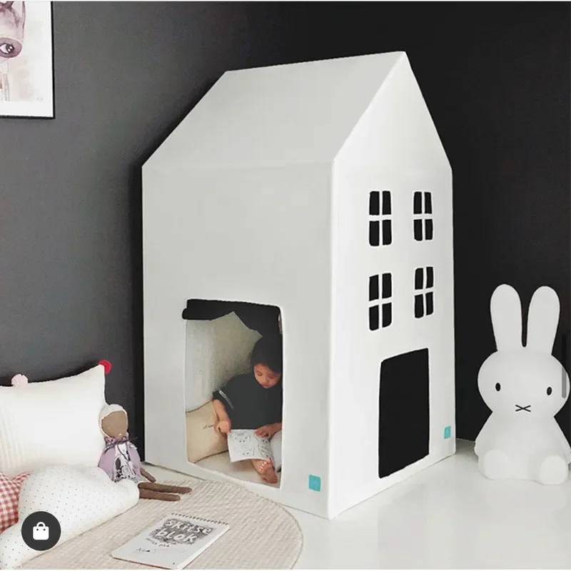 Kids Play Tent Castle Princess House Indoor Toy for Girls Boys Children Gift Small Bedroom Sleeping Den Portable Game Room