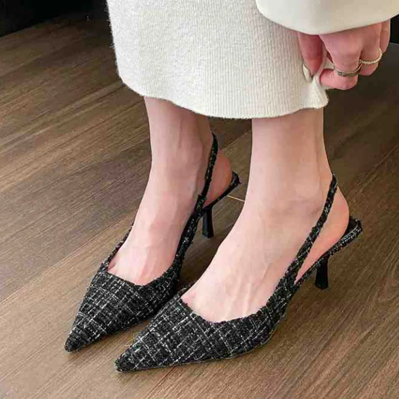 

Женские модные милые черные туфли-лодочки на каблуке с шипами, zapatos de mujer, женские повседневные весенне-летние дышащие туфли на каблуке ha102