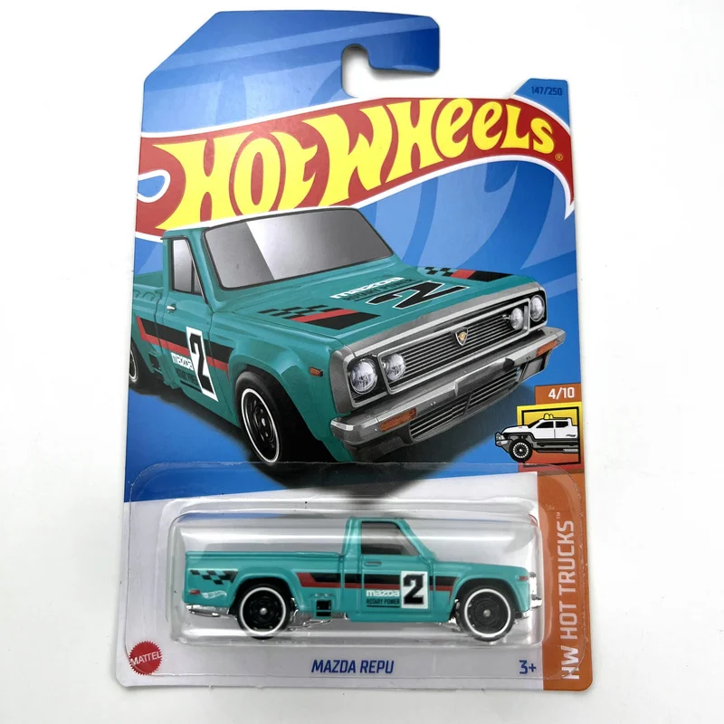 

2023-147 Hot Wheels Cars MAZDA REPU 1/64 Металлическая литая модель Коллекция игрушечных транспортных средств