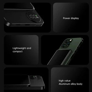 Ngân hàng điện từ không dây, 100000mAh, PowerBank di động, Bộ sạc nhanh C, iPhone, Xiaomi, Samsung, All Magsafe Series 10 pin bán hàng chính 100000 - №4