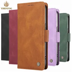 Leather Wallet Case For iPhone 16E 14 15 Plus 12 13 Mini 11 Pro Max XS XR 6 6S 7 8 Plus SE 2022 Magnetic Flip Phone Stand Cover