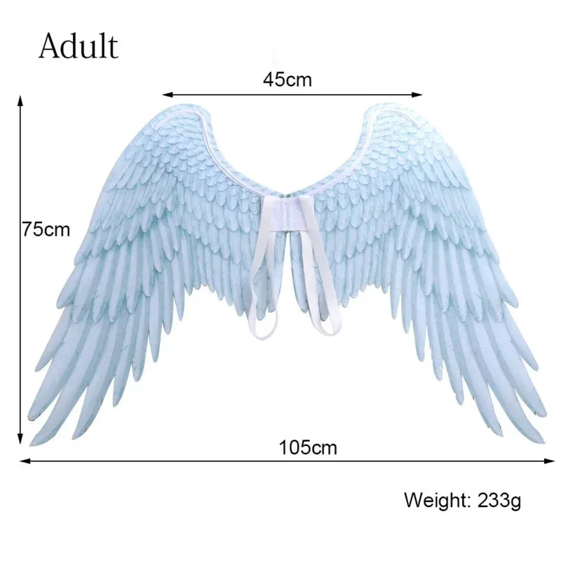 TDAICHAN جودة عالية بولي Foam رغوة لينة Engelenvleugels الكبار النساء تأثيري حلي أبيض وأسود Asas De Anjo الاسد دي أجنحة الملاك