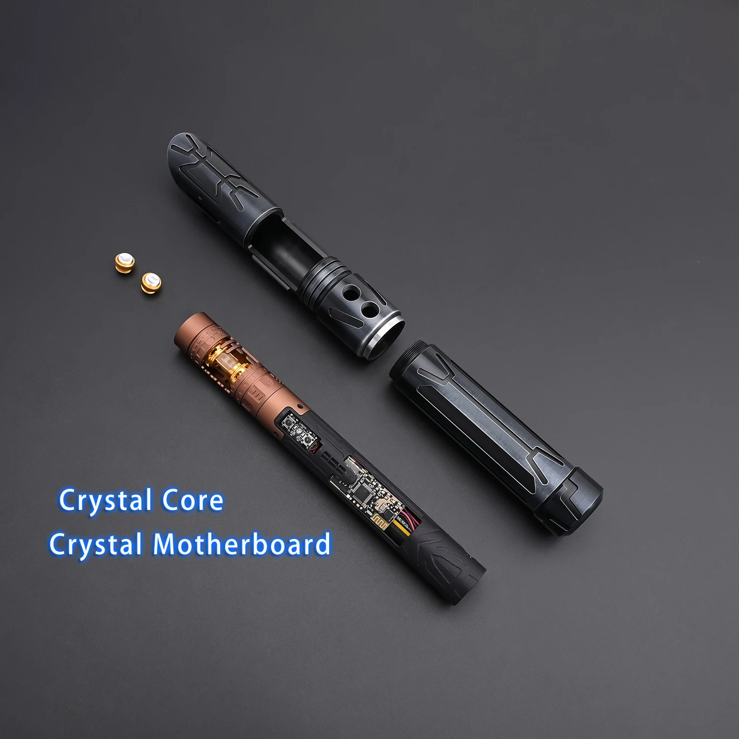 TXQSABER Dark Hunter Spada laser in cristallo SNV4 Proffie2.2 RGB Pesante duello Gesto di accensione Bluetooth FOC Force Spada laser Regali