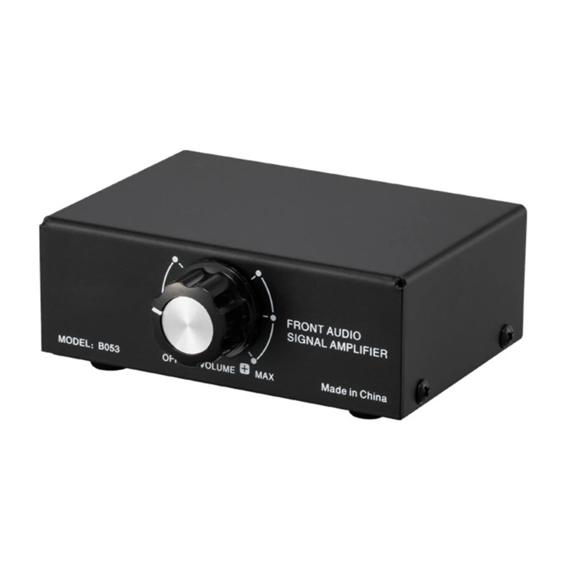 

Small Stereo Sound Preamplifier Headphones Amplifiers 20dB Volumes Control Preamp Amplifiers 3.5mm Preamplifier P9JD