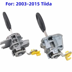 XIEAILI OEM Car Left Door lock Cylinder Barrel For 2005-2015 Nissan Tiida With 1Pcs Key