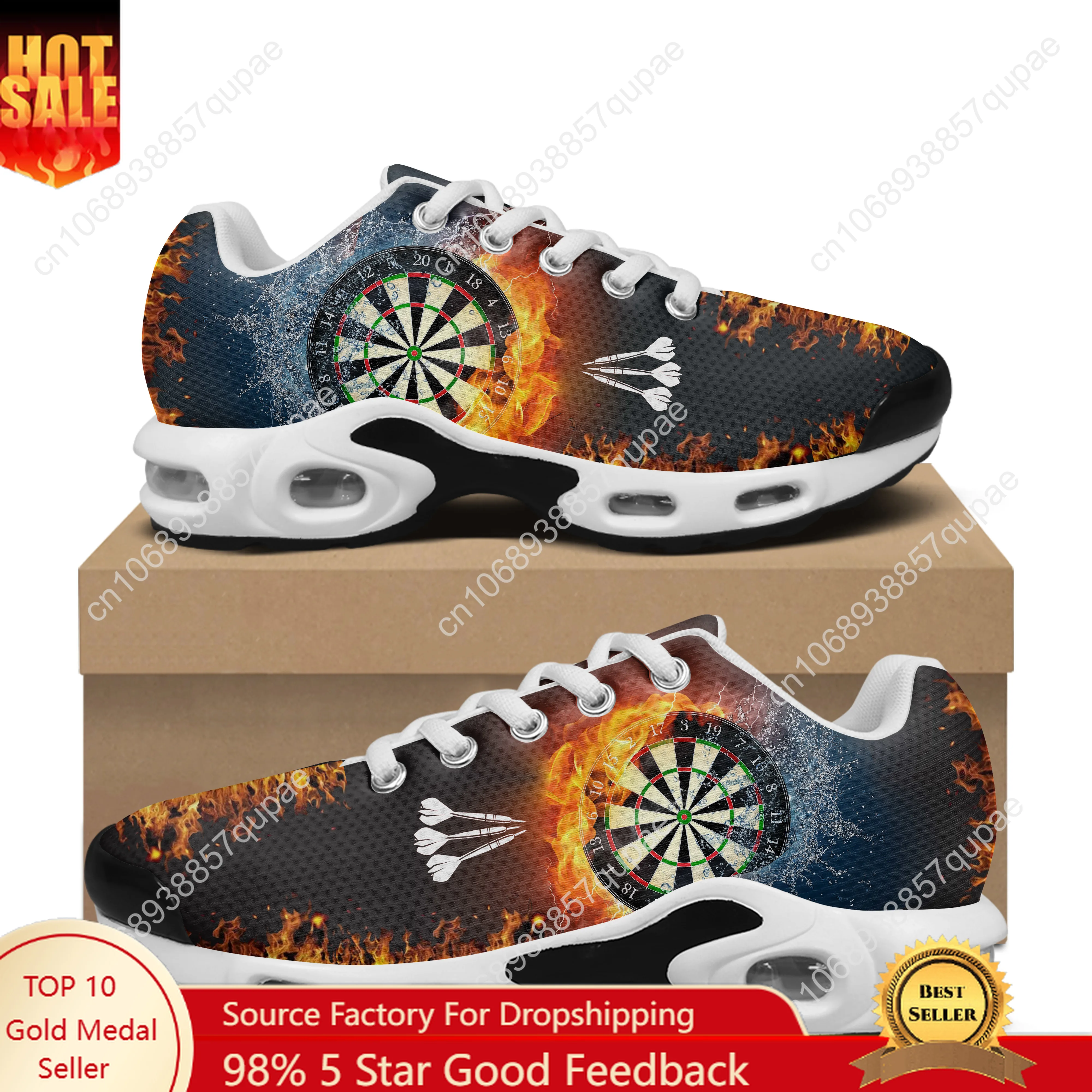 

Love Gift Darts Player Sports Shoes Air Cushion Sneakers Men Women Teenager Lightweight Sports Shoes Custom Leisure Mesh Sneaker