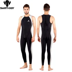 HXBY Black Sleeveless Racing Competitive Swimming Suit For Men Swimsuit One Piece Swimwear Men Swim Suit Plavky Man Swimsuits