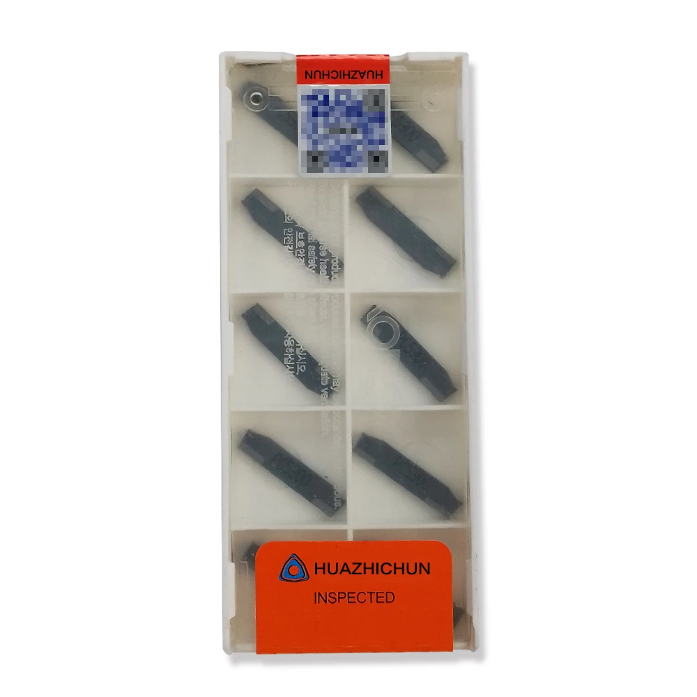 

HUAZHICHUN 10 шт. KGMN200-02-L PC5300 твердосплавные вставки с ЧПУ, инструменты, подходят для обработки стальных деталей/нержавеющей стали