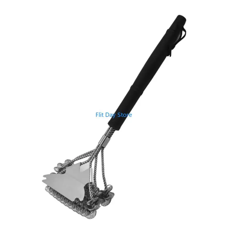 F92C Grill Brush and Scrapers Bristles None Grill Grates Cleaner BBQ Brush for Grill