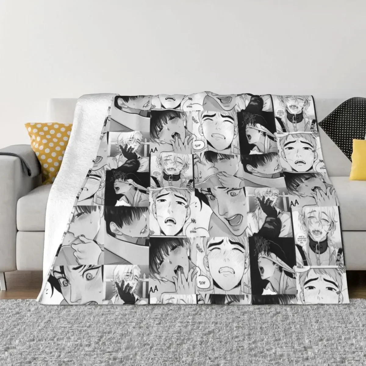 

The Good Yaoi Boys Throw Blanket Luxury Thicken Furry Hair Multi-Purpose Blankets blankets for beds throw blanket