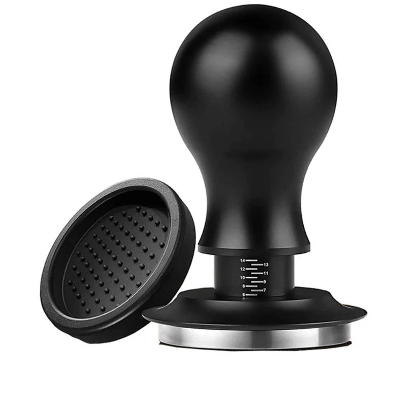 96GF Coffee Powder Press Springs Calibrated Tamping Stainless Steel Flat Base IdealGift Graduated Coffee Powder Press 51/58mm