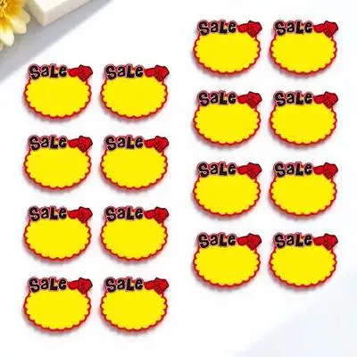 

50Pcs Market Price Signs Bright Color Long Service Time Retail Business Fundraiser Garage Sale Advertising Tags