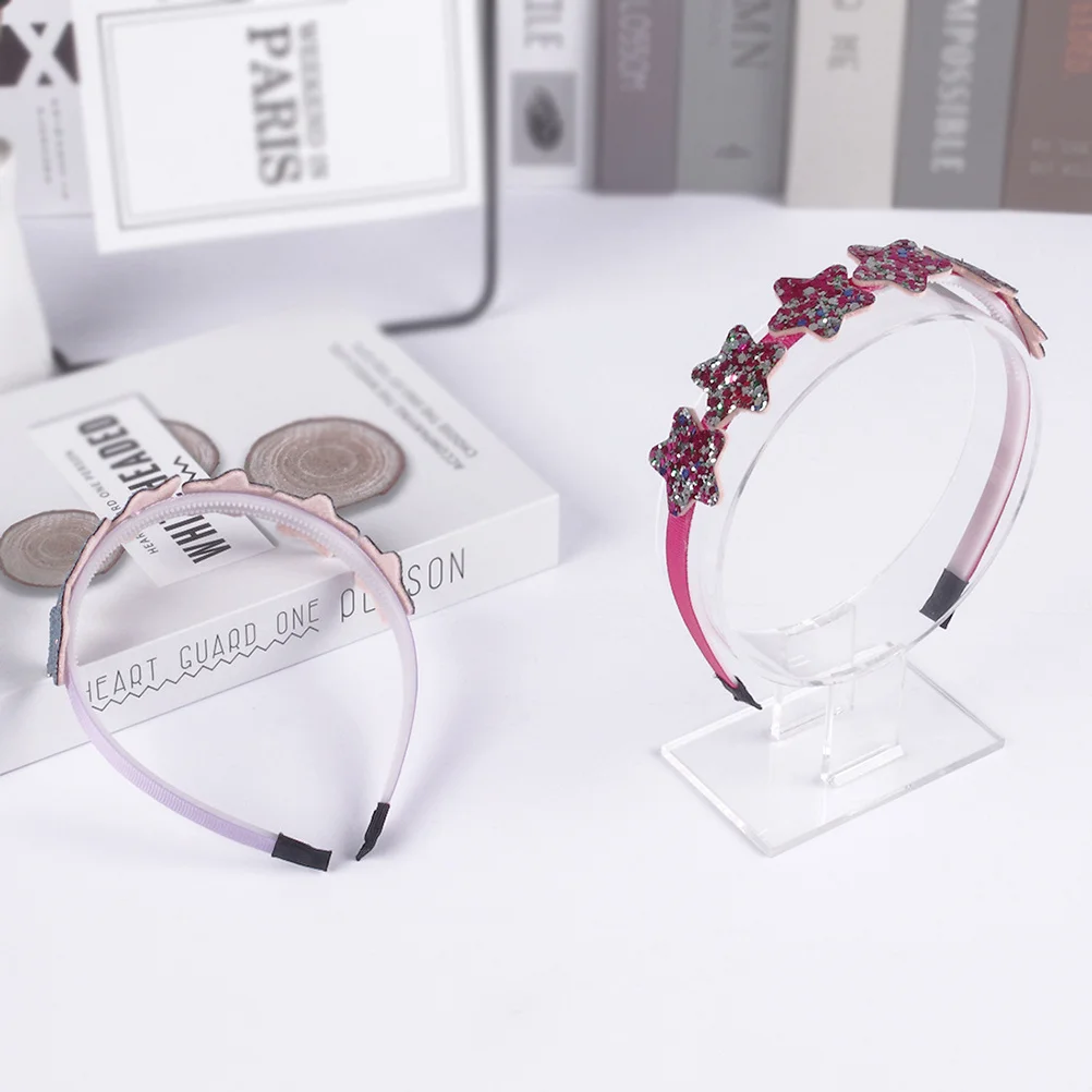 

4Pcs Glitter Star Sequin Hair Hoops Headbands for Birthday Party Christmas Holiday Cosplay Hair Accessories