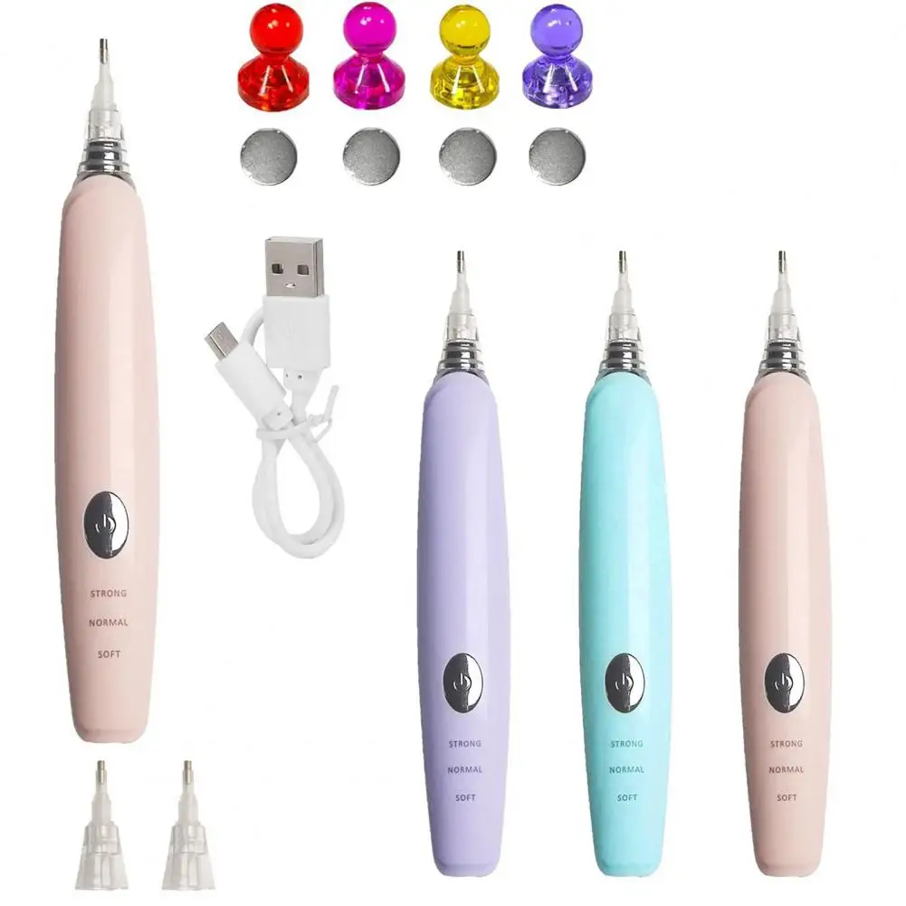 Diamond Art Tool Wireless Diamond Art Pen with Adjustable Suction Mode Vacuum Pump for Adults Diy Crafts Tool for Diamond