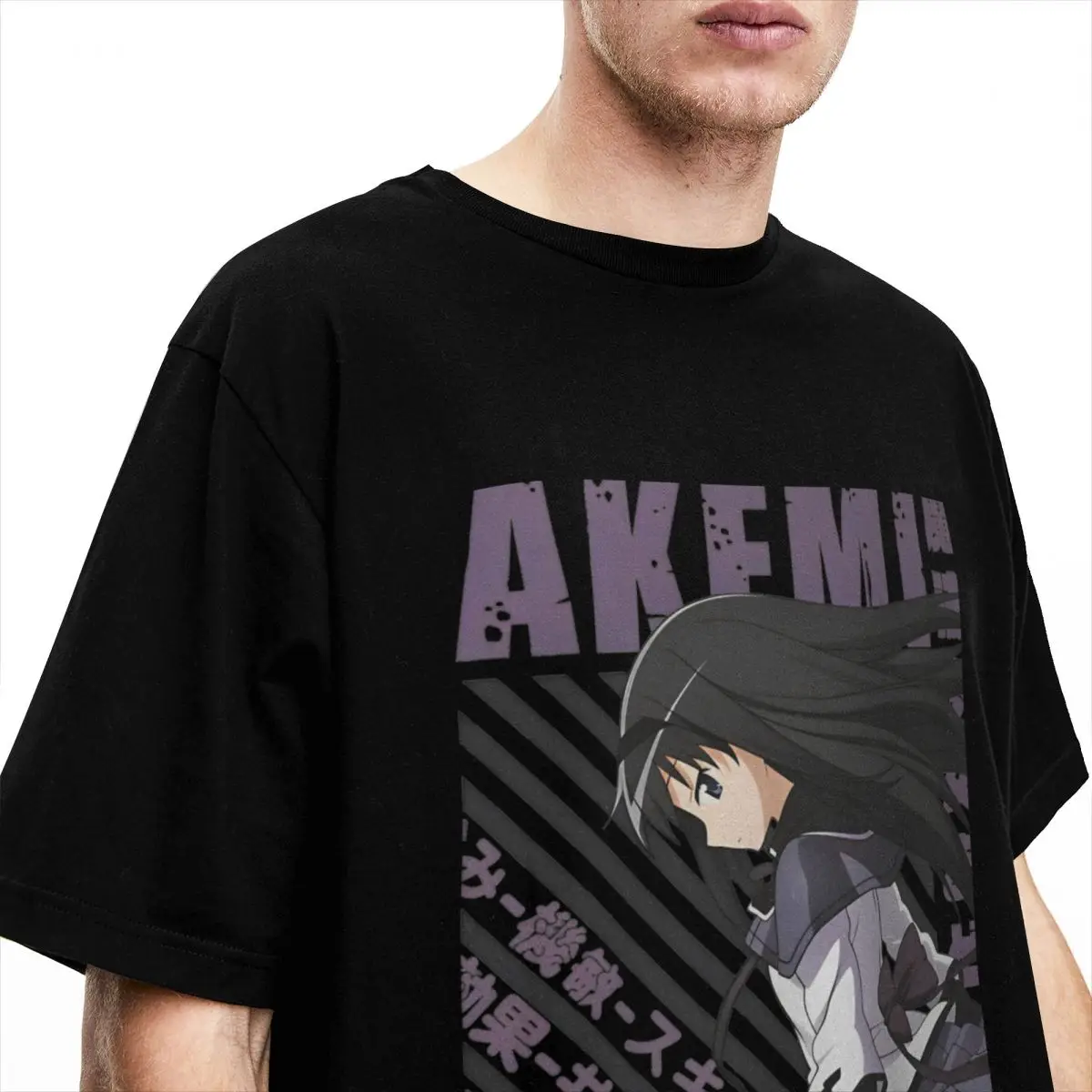 Men Women's Mahou Shoujo Madoka Magica Homura Akemi Cartoon Graphic Shirts Merch Novelty Pure Cotton T Shirts Tee Clothing