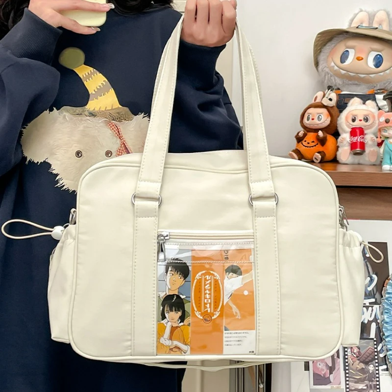 

Cute Academy Messenger Bag Japanese Style Large Capacity Shoulder Crossbody Bag for Comic Con Ita Bag