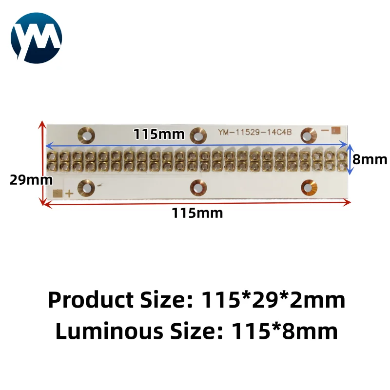 140W 150W 144W UV Light Uv Curing Lamp 365nm  385nm 395nm 405nm For Resin Ink Printing Curing