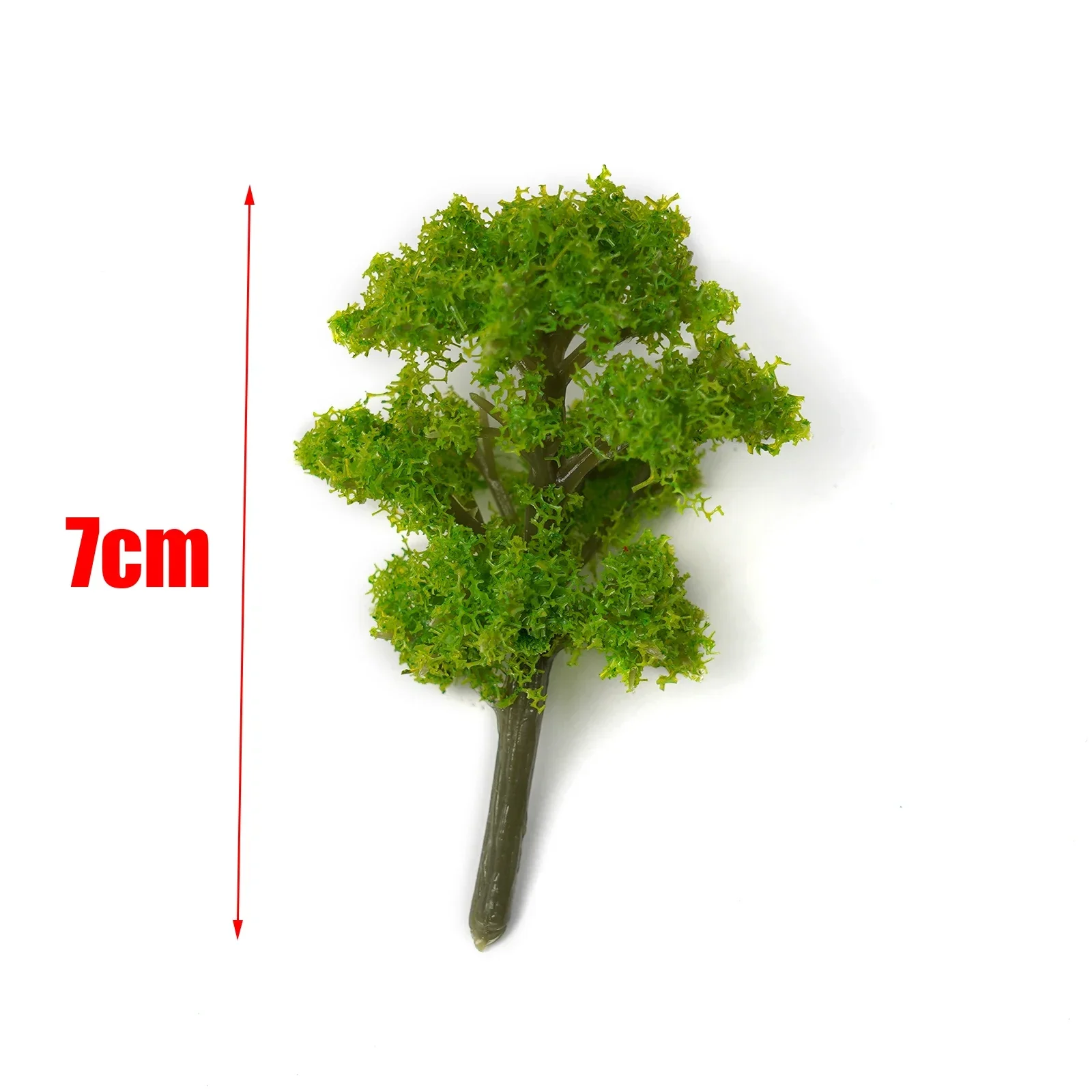 10PC 7/9cm 나무 모델 정원 Wargame 기차 철도 건축 풍경 레이아웃 Sandtable 장식 DIY 액세서리 장식