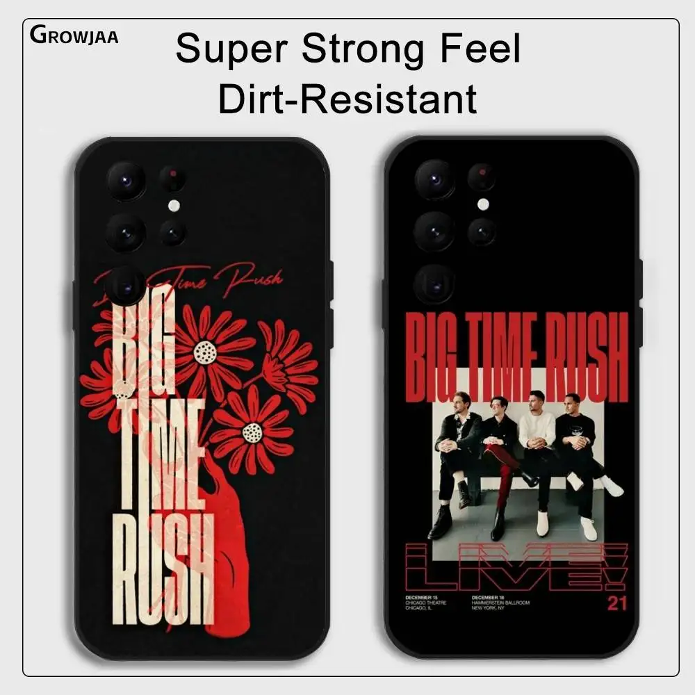 Muziek B-Big Time R-Rush telefoonhoesje voor Samsung Galaxy S25 S24 S22 S23 Ultra S21 S20 Plus 5G