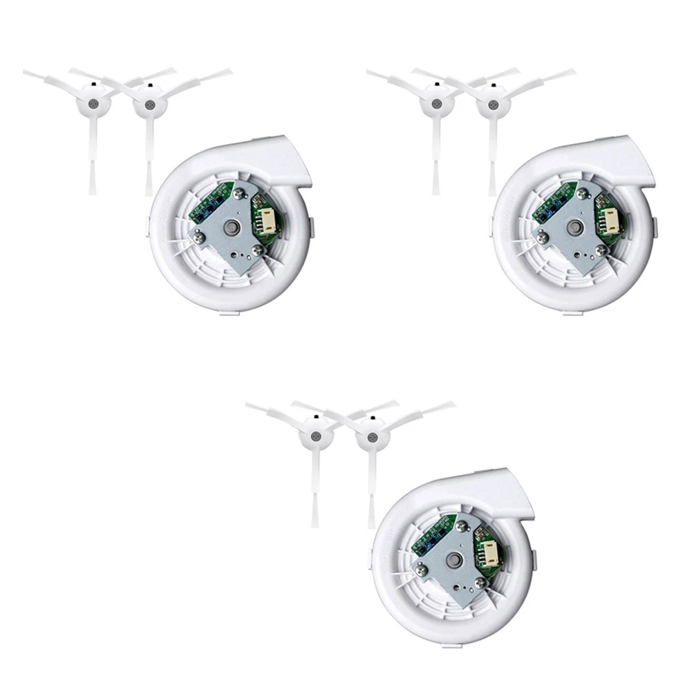 

3X Новая боковая щетка вентилятора для S50 S51 Robot Запчасти для пылесоса 3 шт.