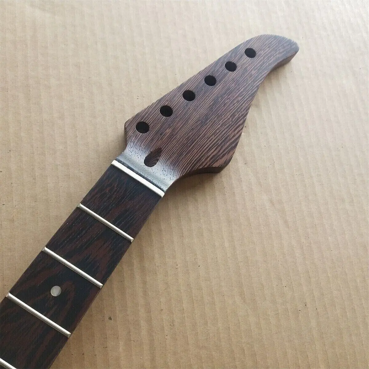 DIY Electric Guitar Neck, 22 Fret Wenge Fingerboard, Dot Inlay, Suhr Style Replace，Exquisite products