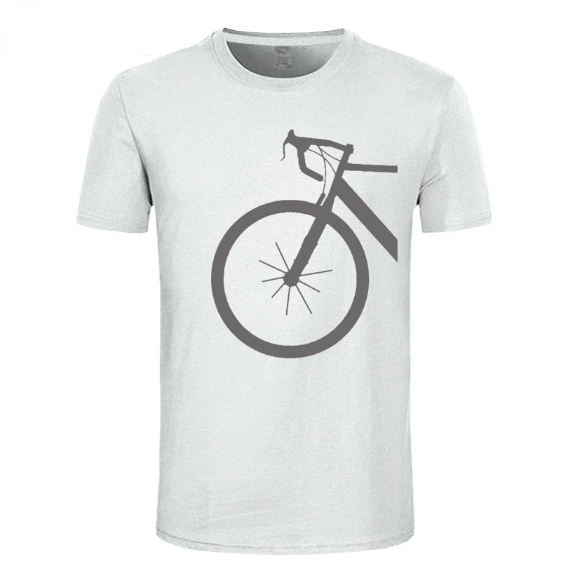 Fashion Design Bicycle Bike Design Men T-shirt Colors Humor Leisure Cotton Tops Comfortable Blouse Creative Cool Casual Pattern