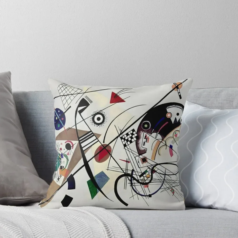 Wassily Kandinsky Continuous Stroke Kandinsky Abstract Cubism Throw Pillow Pillow Covers Decorative Sofa Cover pillow