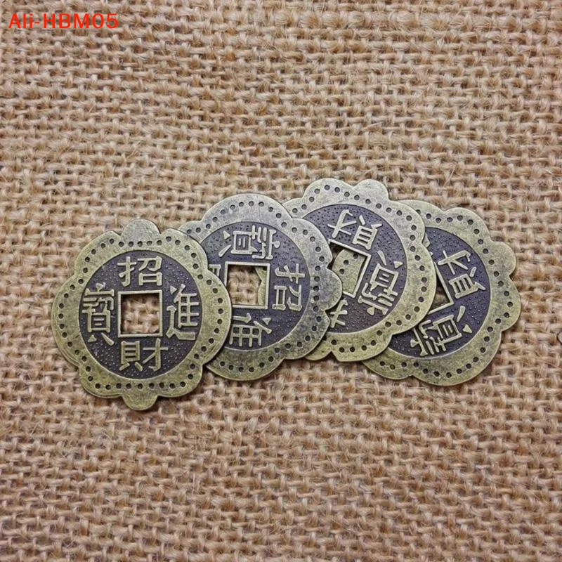 (HB05)5/10/20pcs Plum Blossom Coins Chinese Feng Shui Coins Wealth Lucky Charm Ancient Coins Prosperity Protection Good Fortune