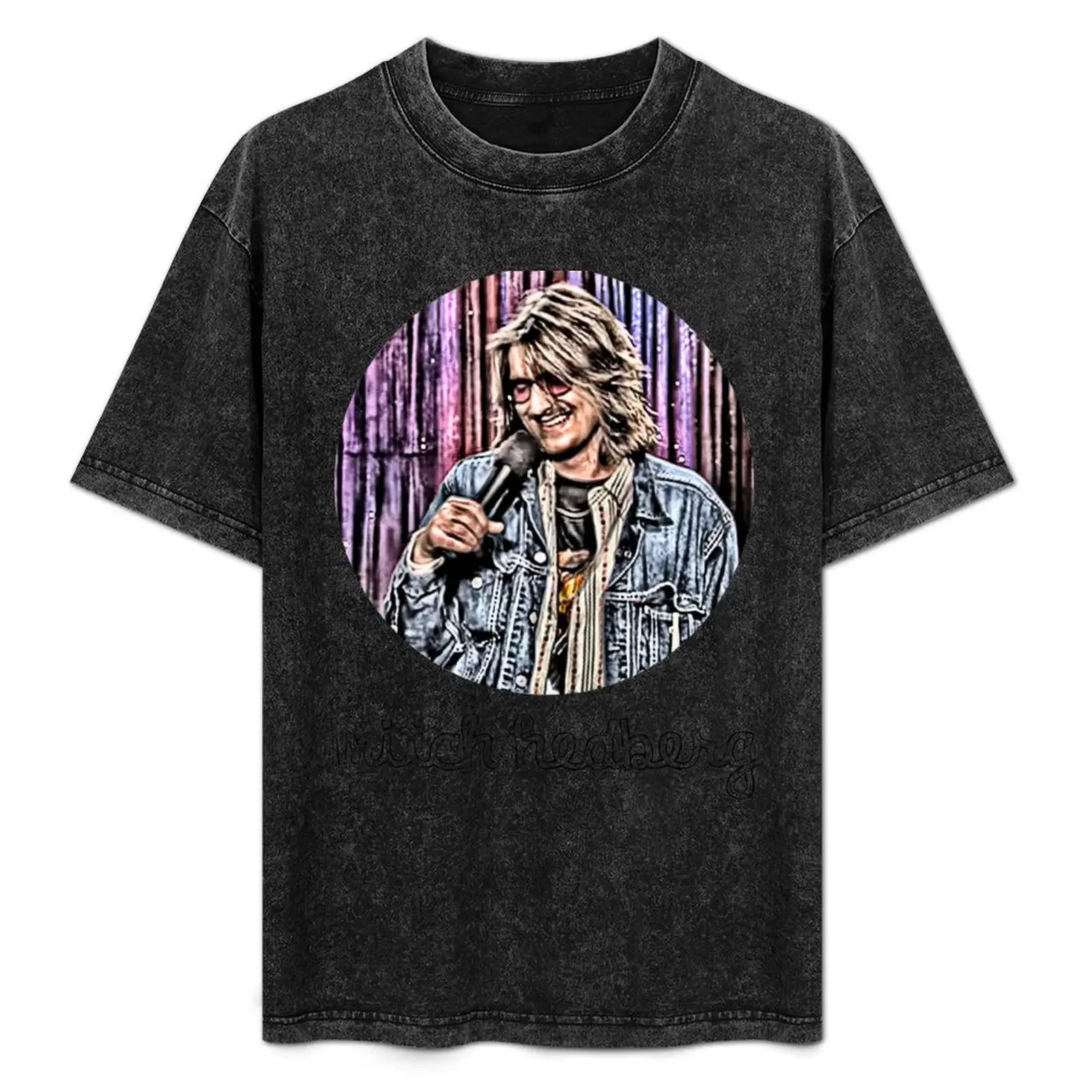 

Mitch Hedberg portrait T-Shirt oversizeds blue lock graphic t shirts shirts graphic t shirt men