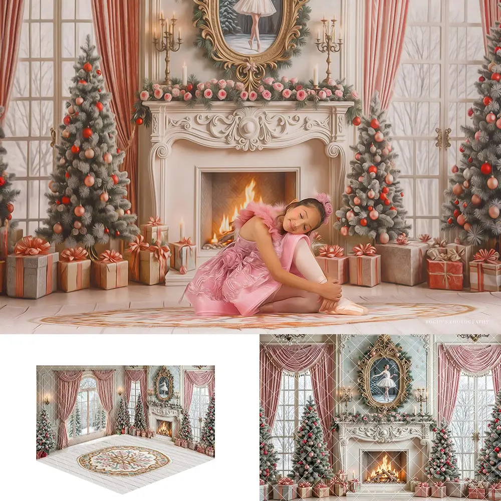 Рождественский розовый бант, фон для балета и венка, большой Wondow, детские фоны на день рождения, торт, Smash, фотографии, фоны