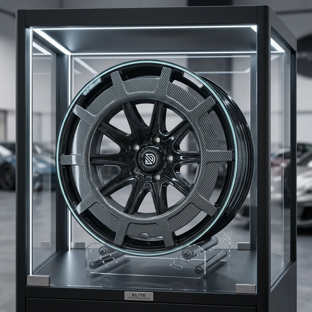 19-24 Inch Custom Carbon Fiber Forged Wheel Rim, High Strength Alloy Hub For Supercar Luxury Racing Car Upgrade Parts