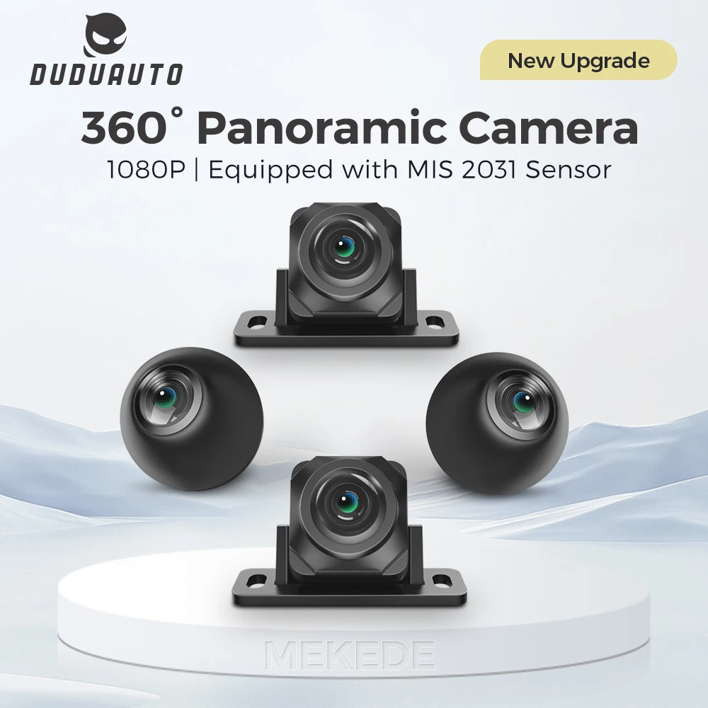 Accessori MEKEDE DUDUAUTO DUDU7 per il nuovo modello 360 ° Telecamera panoramica 1080P HD dotata di sensore MIS 2031, tecnologia AHD 1080P, impermeabile IP68, telecamera HD per riprese posteriori,