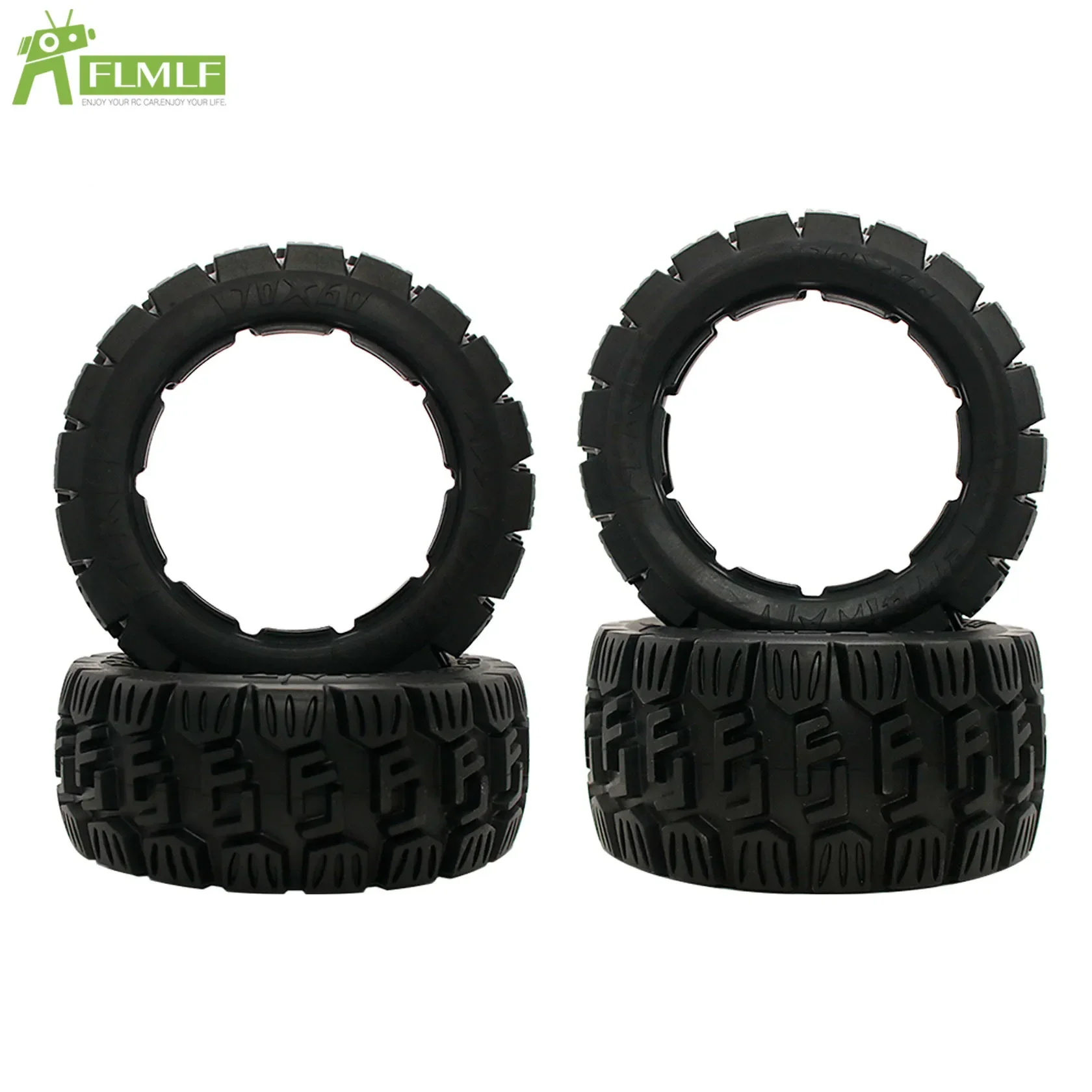 Super Wear-resistant Front or Rear All Terrain Tire/ Tyre Skin Kit for 1/5 HPI ROFUN BAHA ROVAN KM BAJA 5B SS Buggy Rc Car Parts