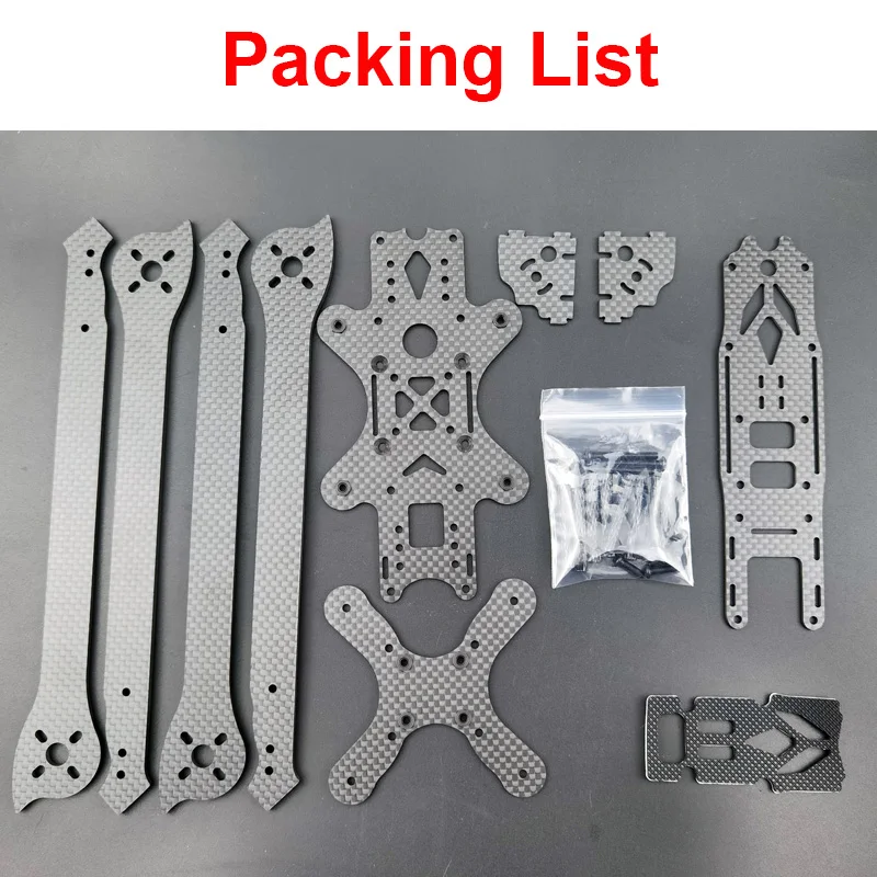 Hot 3k Carbon Fiber Frame Kit Xl9 V3 9Inch Protection Rack 390mm Wheelbase Support 2212 2213 2216 Motor For Fpv Drone Quadcopter