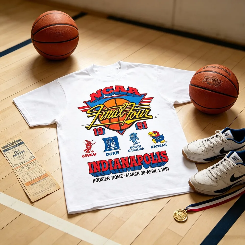 Retro Vintage Sports Basketball Graphic T‑Shirt, Athletic Style Crew Neck Short Sleeve Tee, Loose Fit Breathable Casual Streetwear Tops for Men Women streetwear,crew neck,cotton blend,outdoor outing,machine washable