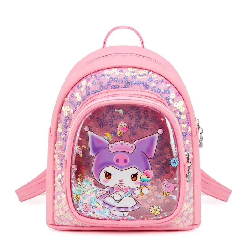  Kuromi My Melody Backpack Cute Anime Cartoon School Bag for Children Pupil Schoolkids