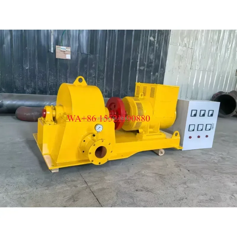 WMWMNU 10kw Mini Pelton Wheel Water Turbine Hydro Generator for Home Use