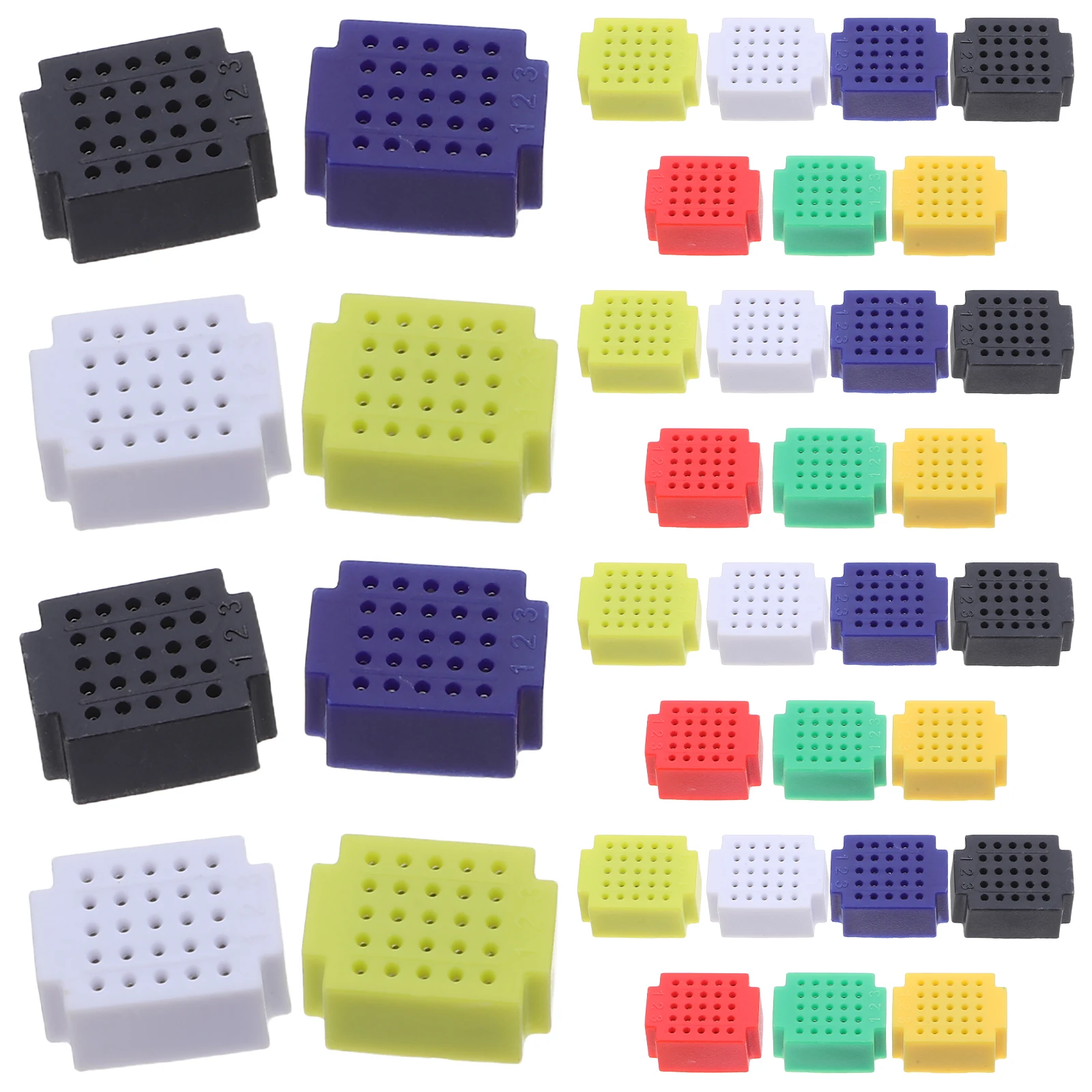 

35 Pcs Line Breadboard Electric Circuit Kit Pcb Blank Solder Electronic Project Control for Soldering Supplies
