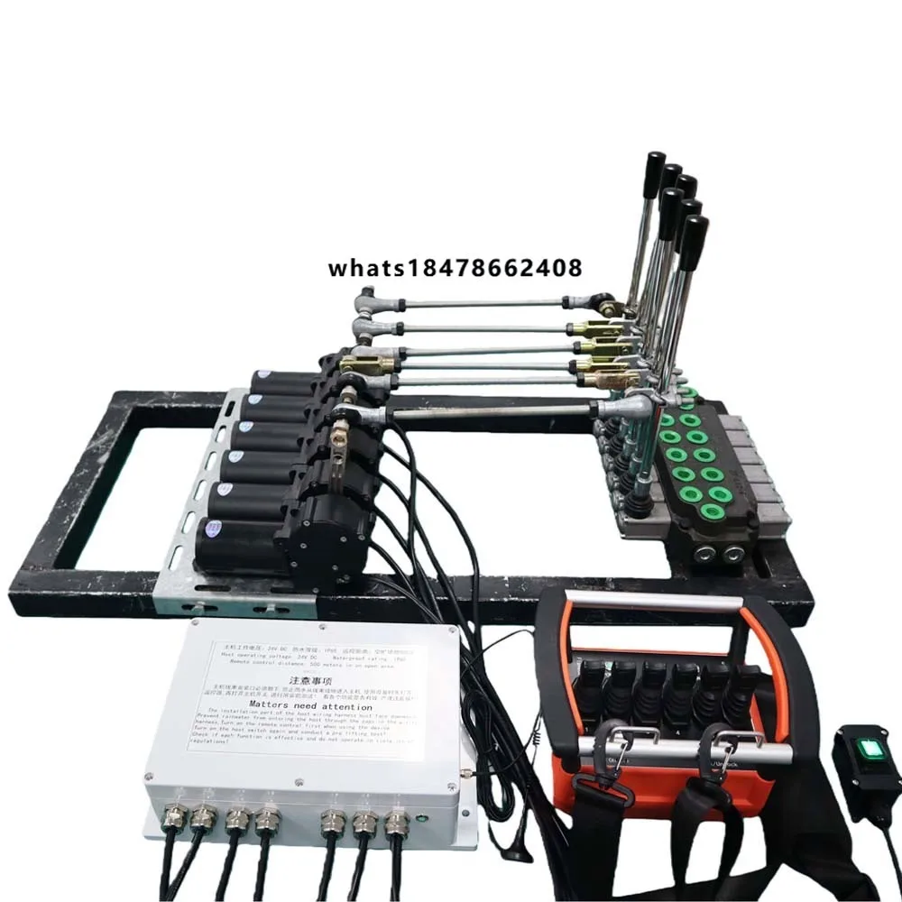 Manufacturer 12v 24v Industrial Truck Crane Remote Control Hydraulic Joystick Proportions Valves Kits