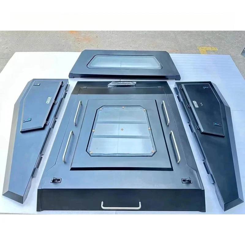 Cc Car，Gladiator Pickup Hardtop - Waterproof Steel Split Den,-Ready Roof Cover