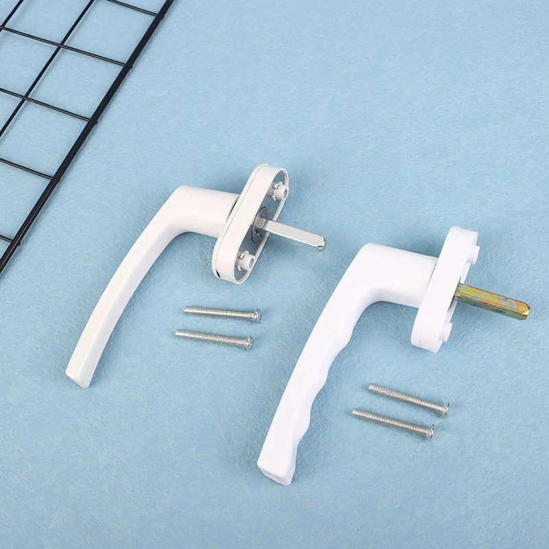 1pc Metal Plastic Steel Door and Window Transmission Handle Push Pull Internal Opening Door and Window Rotation Handle Lock